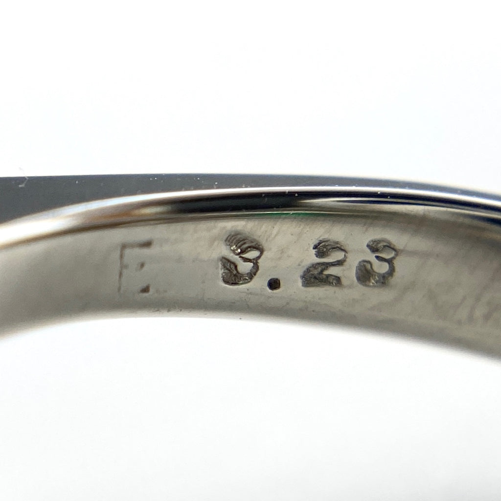 【在庫一掃】 エメラルド デザインリング プラチナ 指輪 リング 12.5号 Pt900 エメラルド ダイヤモンド レディース 【中古】nbjwl