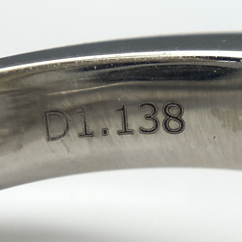 リメイク サファイア デザインリング プラチナ 指輪 メレダイヤ リング 13.5号 Pt900 サファイア ダイヤモンド 
 ラッピング可