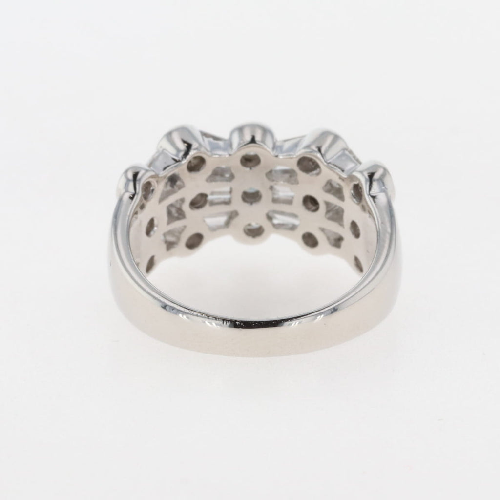 メレダイヤ　デザインリング プラチナ 指輪 リング 11.5号 Pt900 ダイヤモンド レディース 【中古】 
 ラッピング可