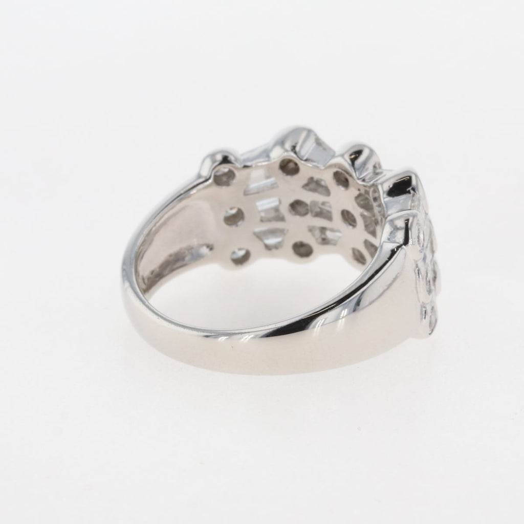 メレダイヤ　デザインリング プラチナ 指輪 リング 11.5号 Pt900 ダイヤモンド レディース 【中古】 
 ラッピング可