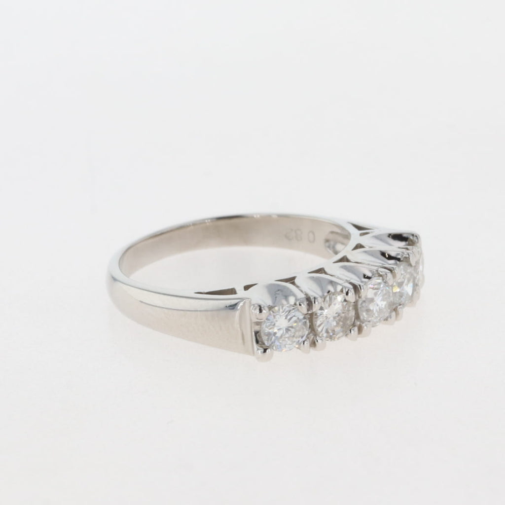 メレダイヤ デザインリング プラチナ 指輪 リング 12号 Pt900 ダイヤモンド レディース 【中古】, ラッピング可