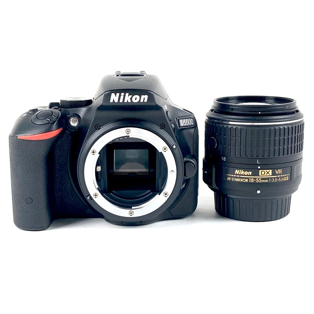 ニコン Nikon D5500 18-55 VR II レンズキット ブラック デジタル 一眼レフカメラ 【中古】