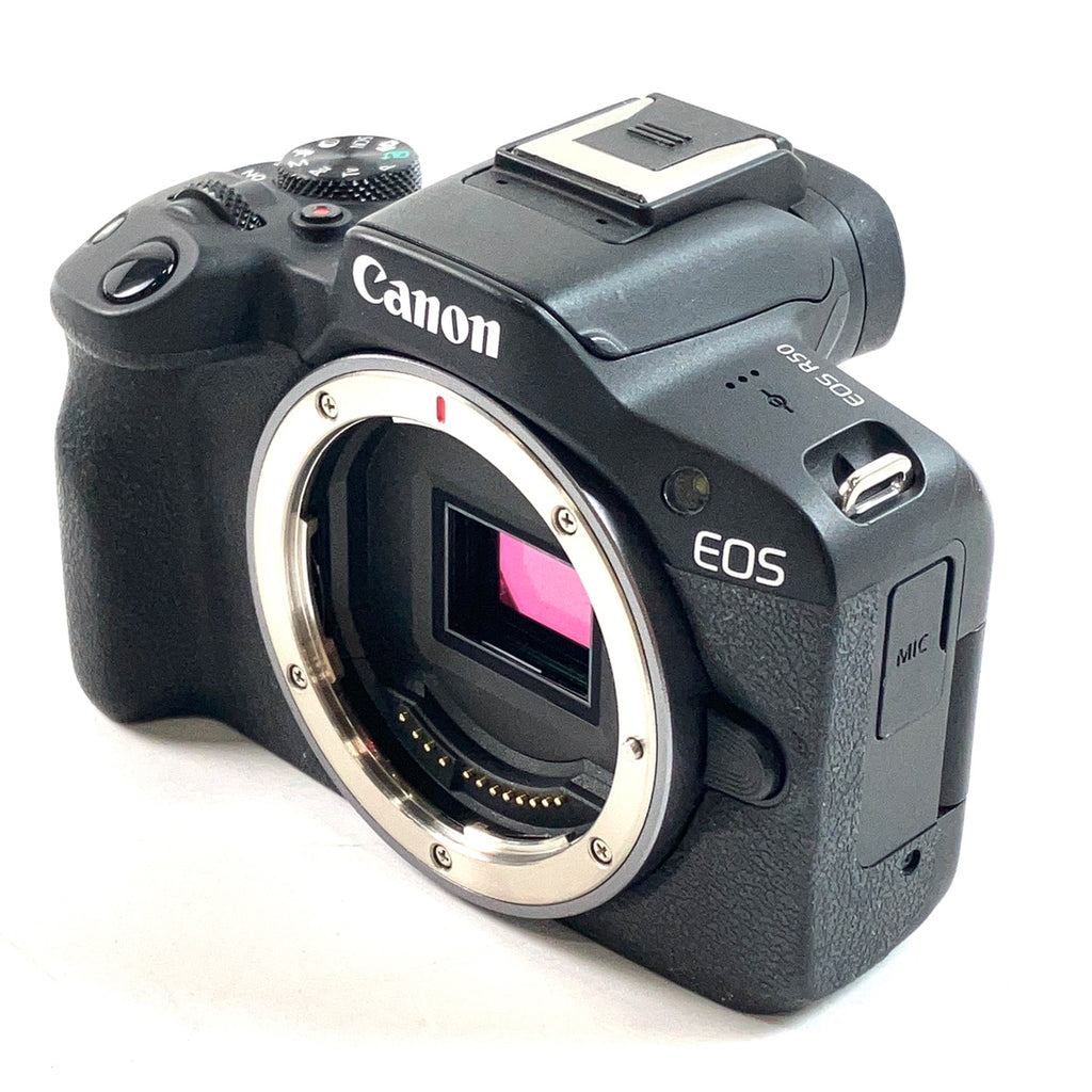 キヤノン Canon EOS R50 RF-S 18-45 IS STMレンズキット ブラック デジタル ミラーレス 一眼カメラ 【中古】