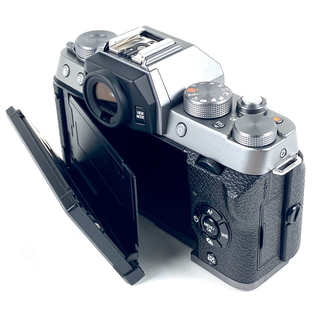 富士フイルム FUJIFILM X-T100 ダブルズーム レンズキット ダークシルバー デジタル ミラーレス 一眼カメラ 【中古】