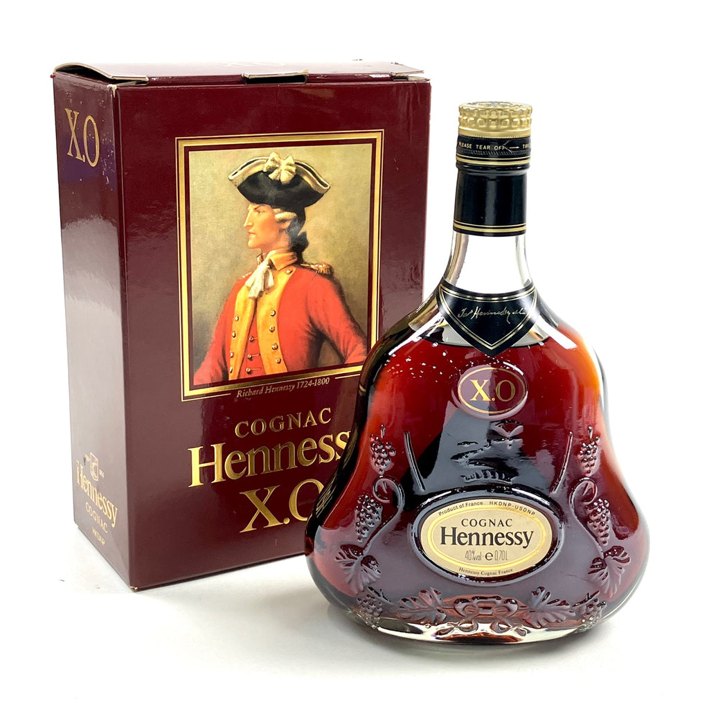 ヘネシー Hennessy XO 金キャップ クリアボトル 700ml ブランデー コニャック 【古酒】