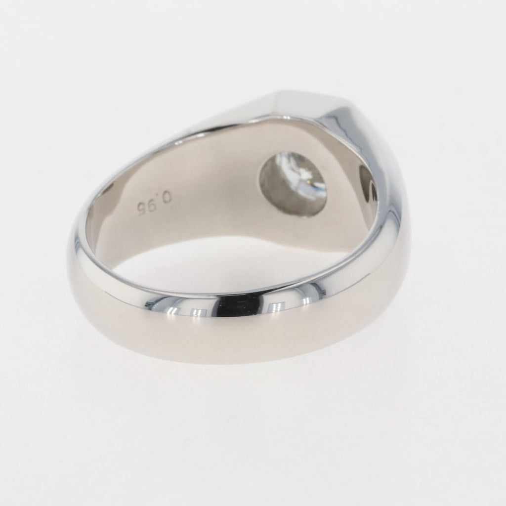 ダイヤモンド デザインリング プラチナ 指輪 リング 21号 Pt850 ダイヤモンド メンズ 【中古】 
 ラッピング可