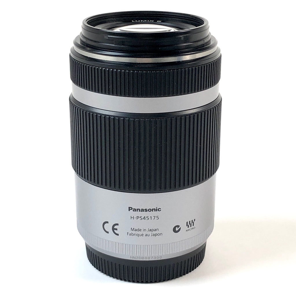 パナソニック Panasonic LUMIX G X VARIO PZ 45-175mm F4.0-5.6 ASPH. POWER O.I.S. シルバー 一眼カメラ用レンズ（オートフォーカス） 【中古】
