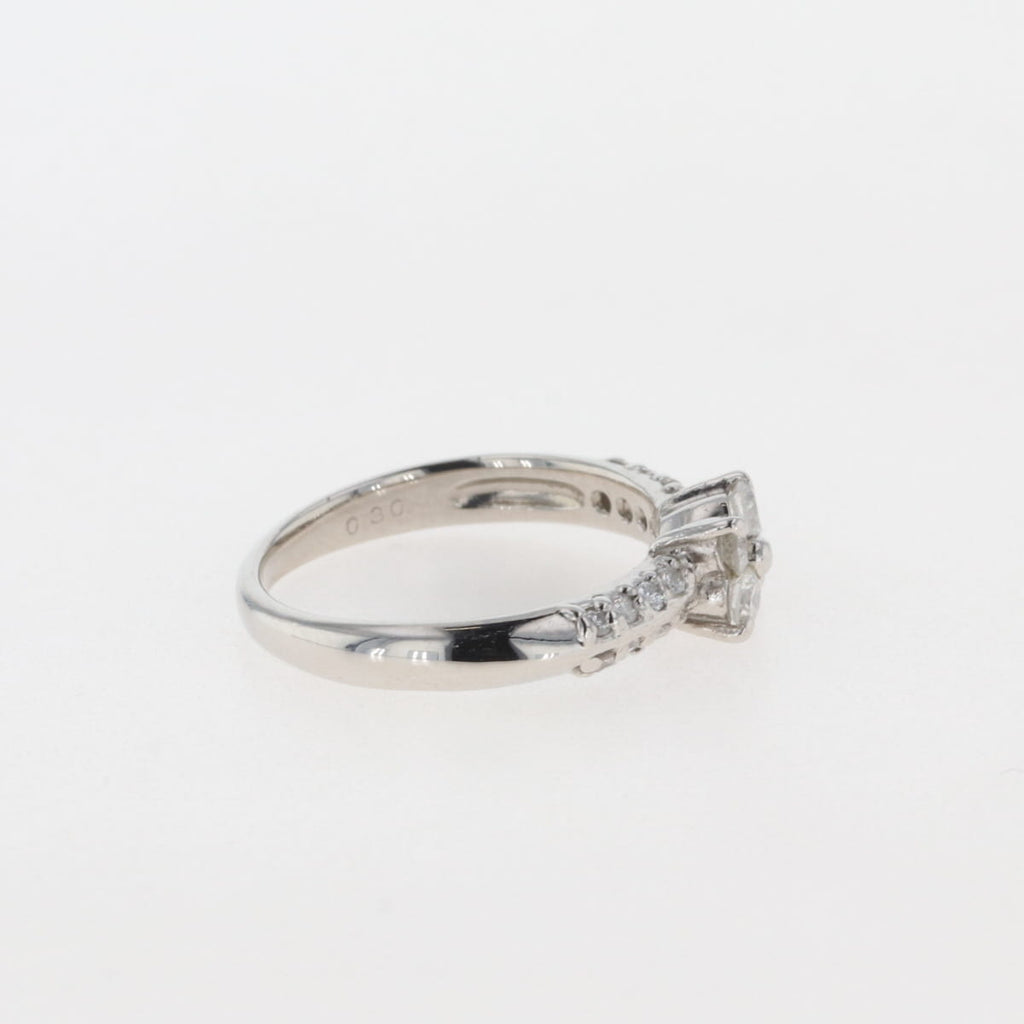 メレダイヤ デザインリング プラチナ 指輪 リング 6号 Pt900 ダイヤモンド レディース 【中古】 
 ラッピング可
