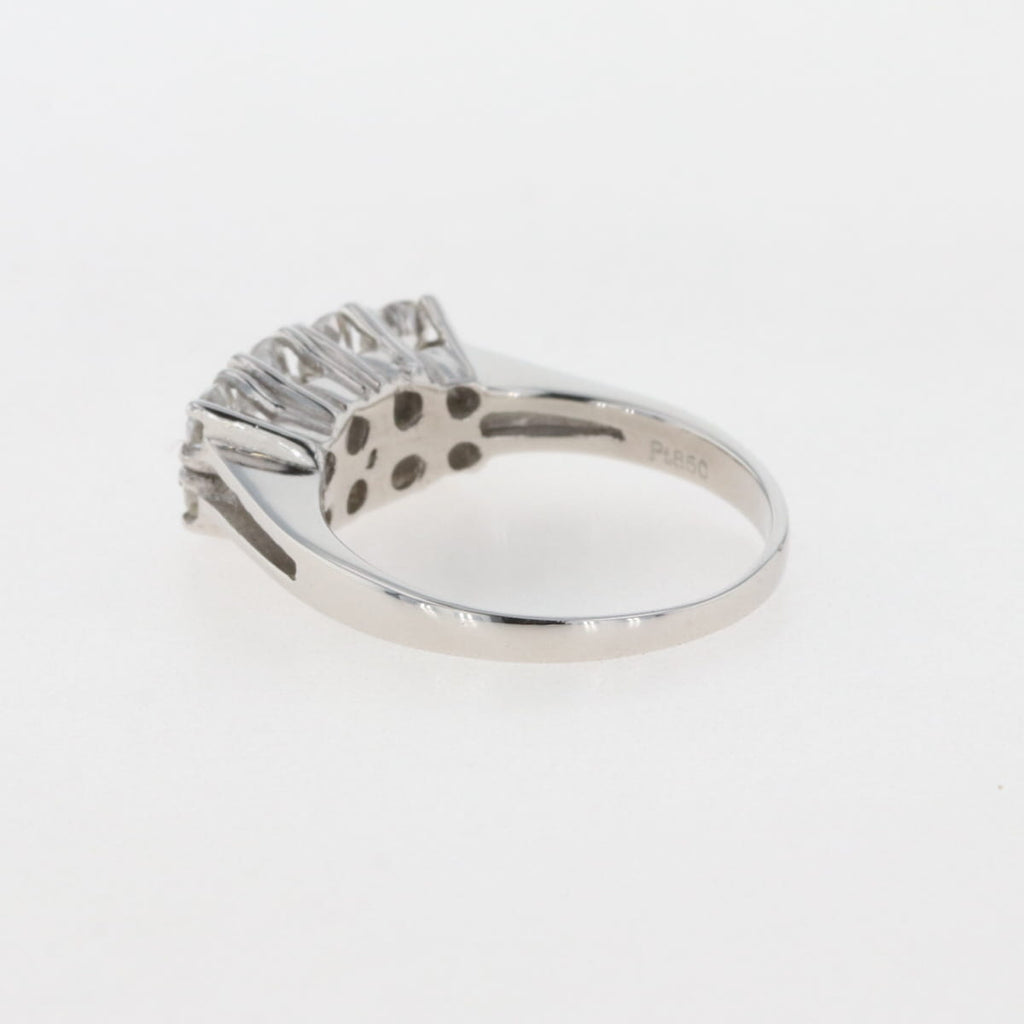 メレダイヤ デザインリング プラチナ 指輪 リング 10.5号 Pt850 ダイヤモンド レディース 【中古】 
 ラッピング可