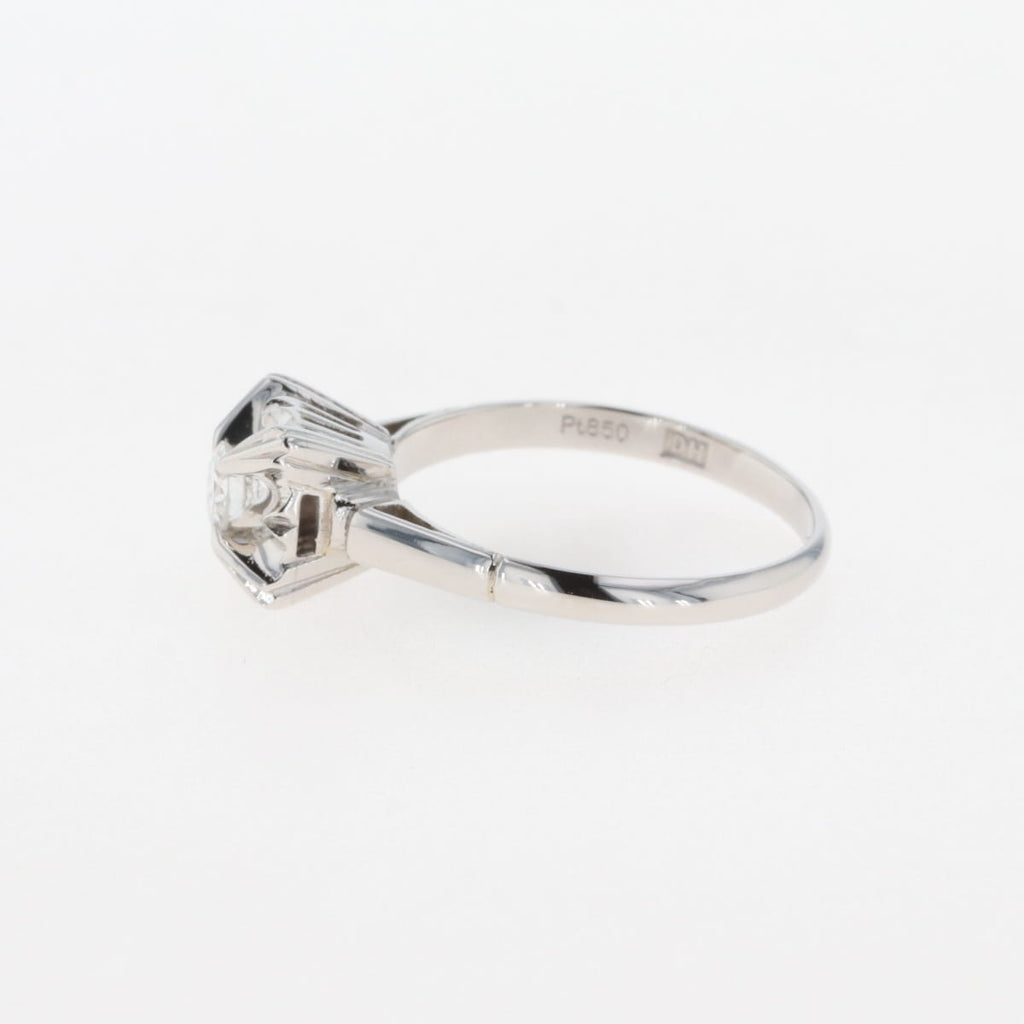 メレダイヤ デザインリング プラチナ 指輪 リング 10号 Pt850 ダイヤモンド レディース 【中古】 , ラッピング可