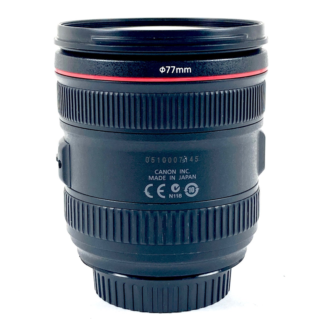 キヤノン Canon EF 24-70mm F4L IS USM 一眼カメラ用レンズ（オートフォーカス） 【中古】