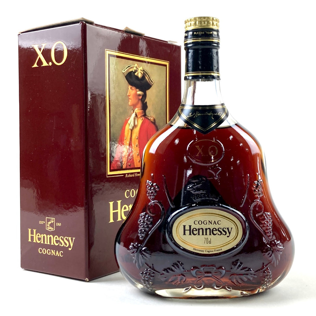 ヘネシー Hennessy XO 金キャップ クリアボトル 700ml ブランデー コニャック 【古酒】