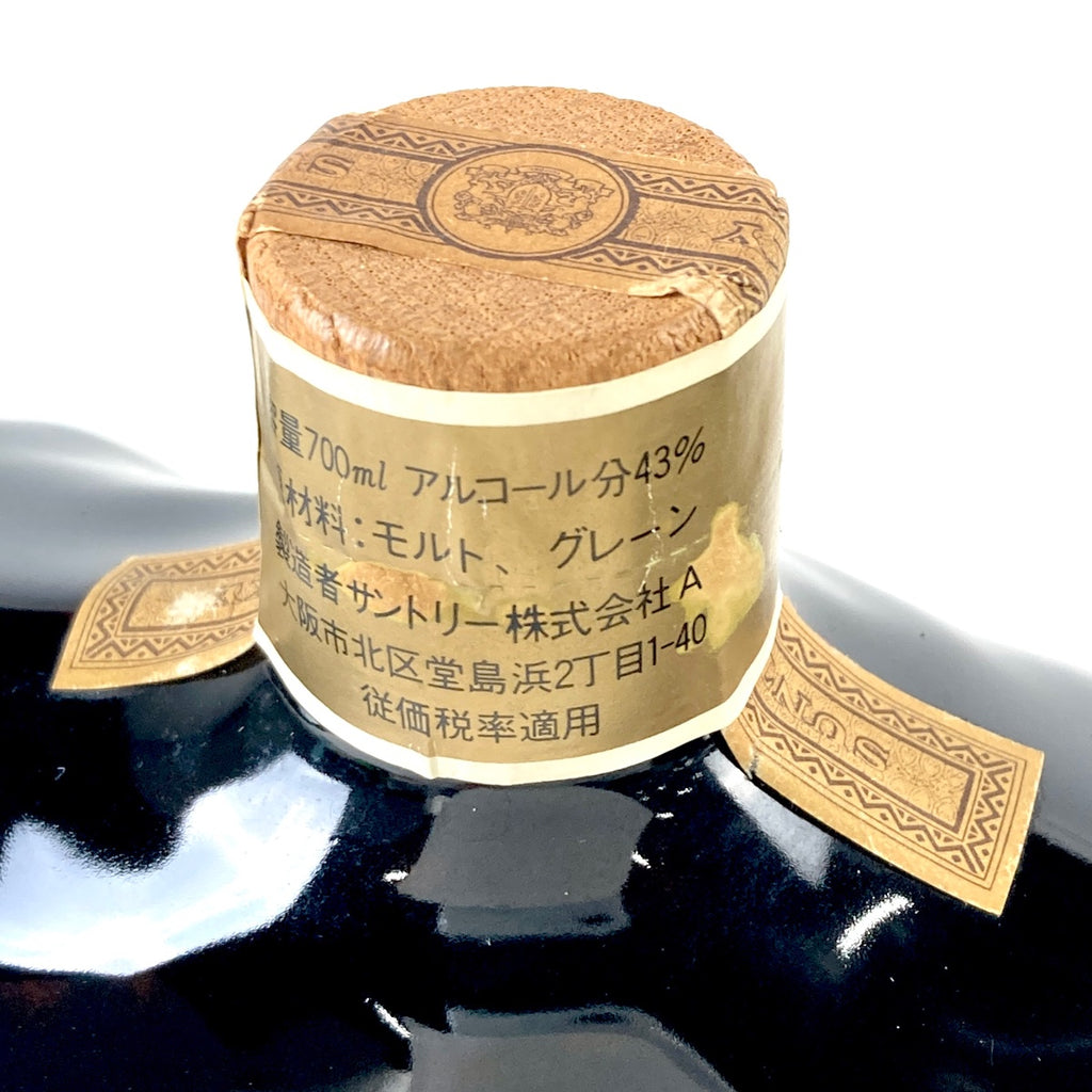 【東京都内限定発送】 サントリー SUNTORY オールド 干支ボトル 丑 1985年 陶器 700ml 国産ウイスキー 【古酒】