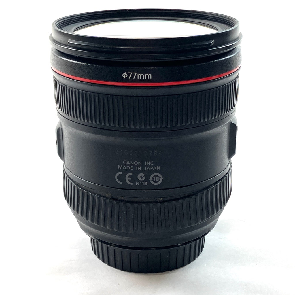 キヤノン Canon EF 24-70mm F4L IS USM 一眼カメラ用レンズ（オートフォーカス） 【中古】