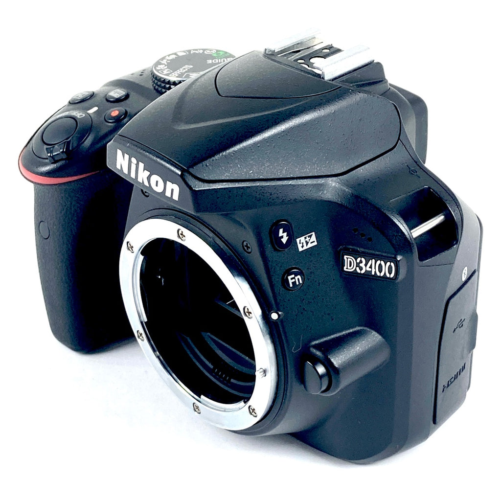 ニコン Nikon D3400 ダブルズームキット ブラック デジタル 一眼レフカメラ 【中古】