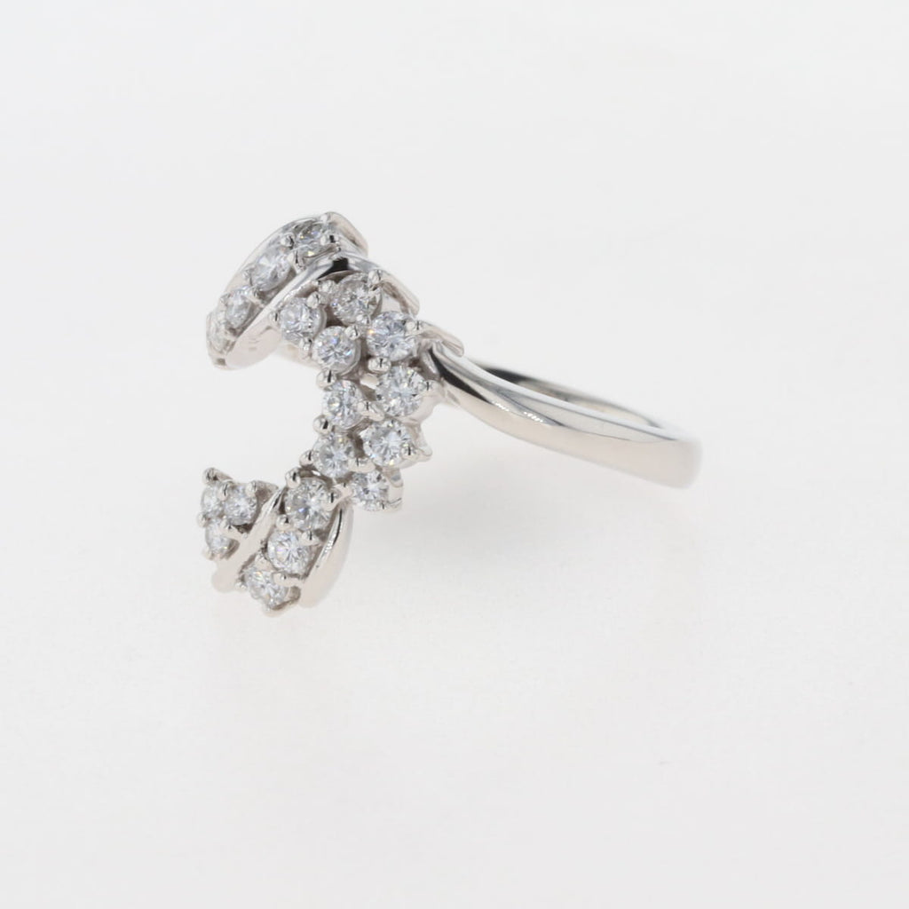 メレダイヤ デザインリング プラチナ 指輪 リング 10号 Pt900 ダイヤモンド レディース ：バイセル 店 - ジュエリー・アクセサリー