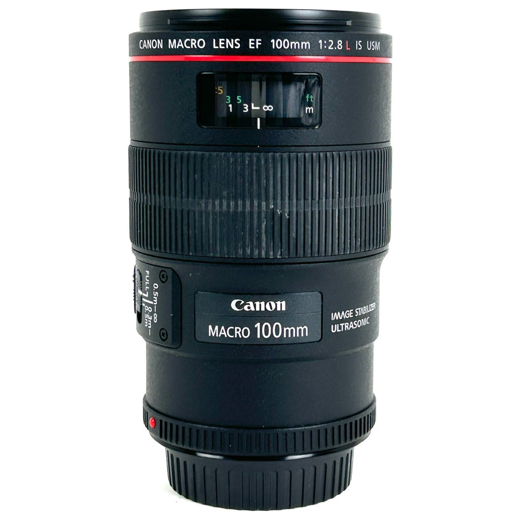 キヤノン Canon EF 100mm F2.8L MACRO IS USM 一眼カメラ用レンズ（オートフォーカス） 【中古】