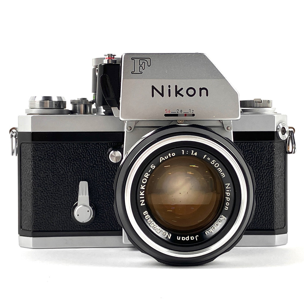 ニコン Nikon F フォトミック シルバー＋NIKKOR-S Auto 50mm F1.4 フィルム マニュアルフォーカス 一眼レフカメラ 【中古】