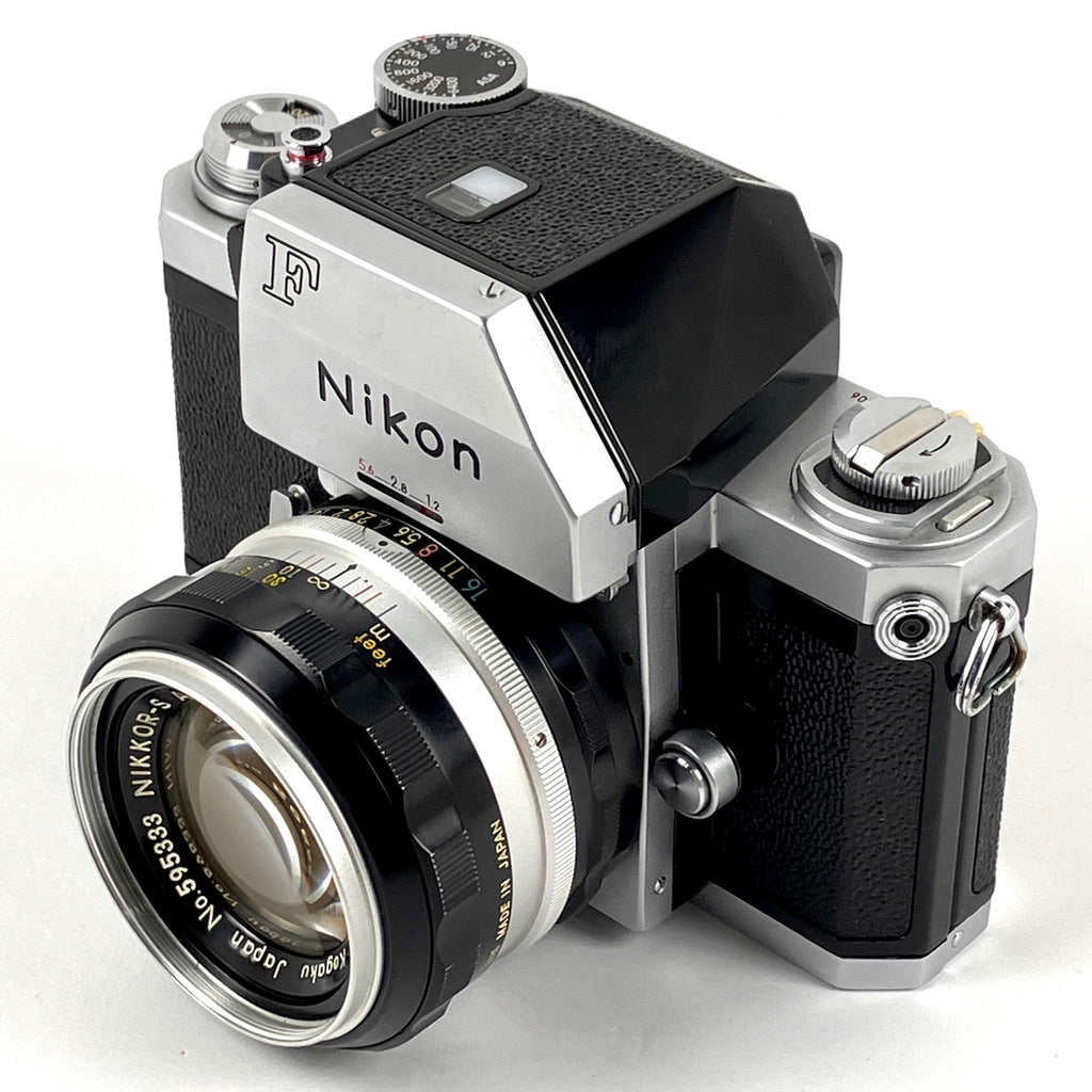 ニコン Nikon F フォトミック シルバー＋NIKKOR-S Auto 50mm F1.4 フィルム マニュアルフォーカス 一眼レフカメラ 【中古】