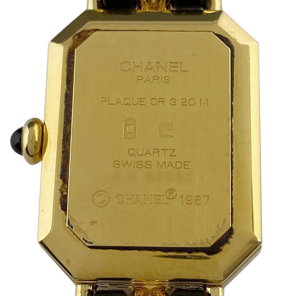 シャネル プルミエール Mサイズ H0001 腕時計 SS レザー クォーツ ブラック レディース 【中古】 
 ラッピング可