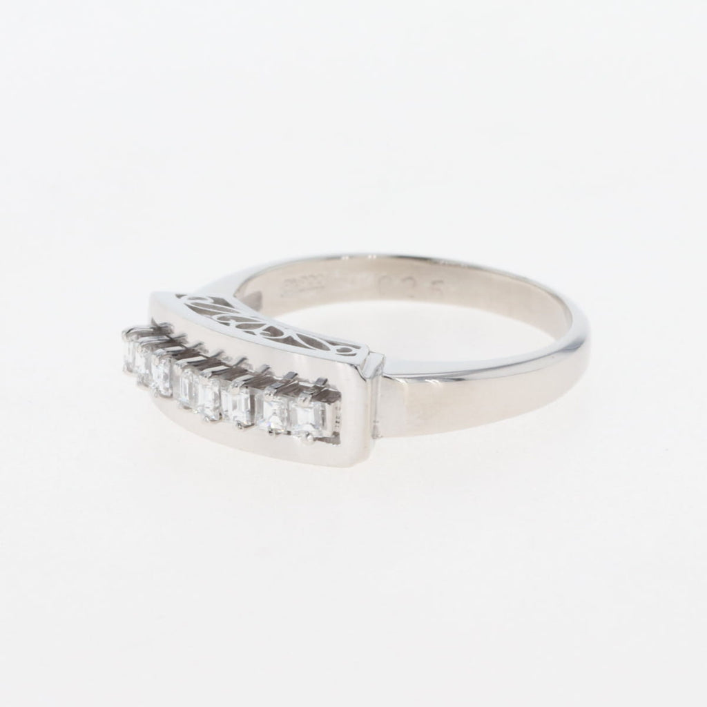 メレダイヤ デザインリング プラチナ 指輪 リング 13.5号 Pt900 ダイヤモンド レディース 【中古】 
 ラッピング可
