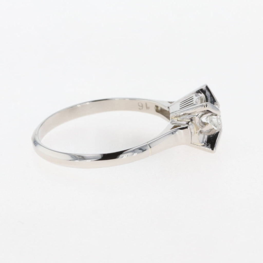 メレダイヤ デザインリング プラチナ 指輪 リング 13号 Pt900 ダイヤモンド レディース 【中古】 
 ラッピング可