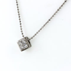 メレダイヤ デザインネックレス プラチナ ペンダント ネックレス Pt900 ダイヤモンド レディース 【中古】nbjwl