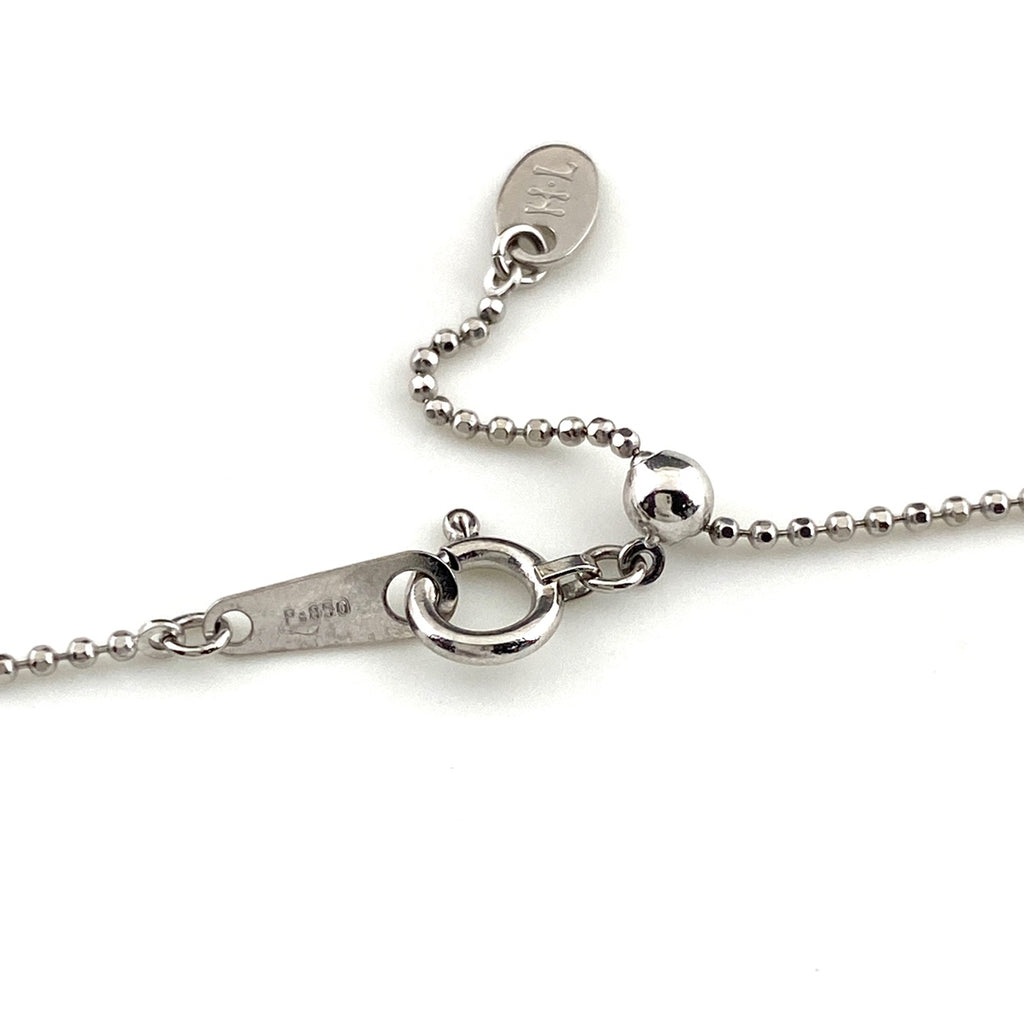 メレダイヤ デザインネックレス プラチナ ペンダント ネックレス Pt900 ダイヤモンド レディース 【中古】nbjwl