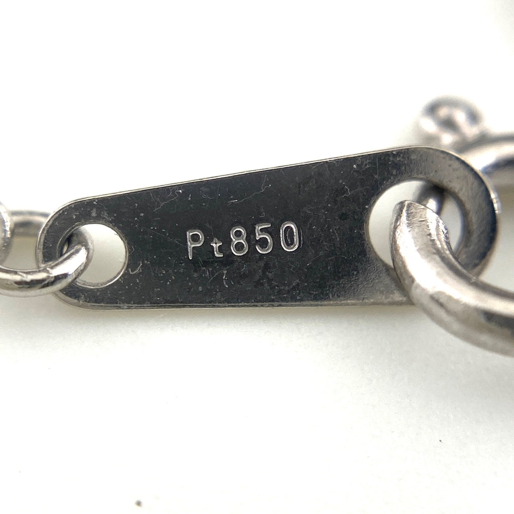 メレダイヤ デザインネックレス プラチナ ペンダント ネックレス Pt900 ダイヤモンド レディース 【中古】nbjwl