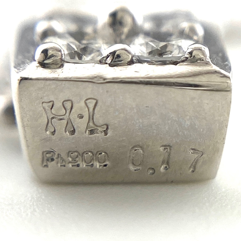 メレダイヤ デザインネックレス プラチナ ペンダント ネックレス Pt900 ダイヤモンド レディース 【中古】nbjwl