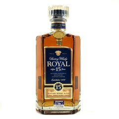 【東京都内限定お届け】 サントリー SUNTORY ローヤル スリムボトル15年 青ラベル 角瓶 660ml 国産ウイスキー 【古酒】