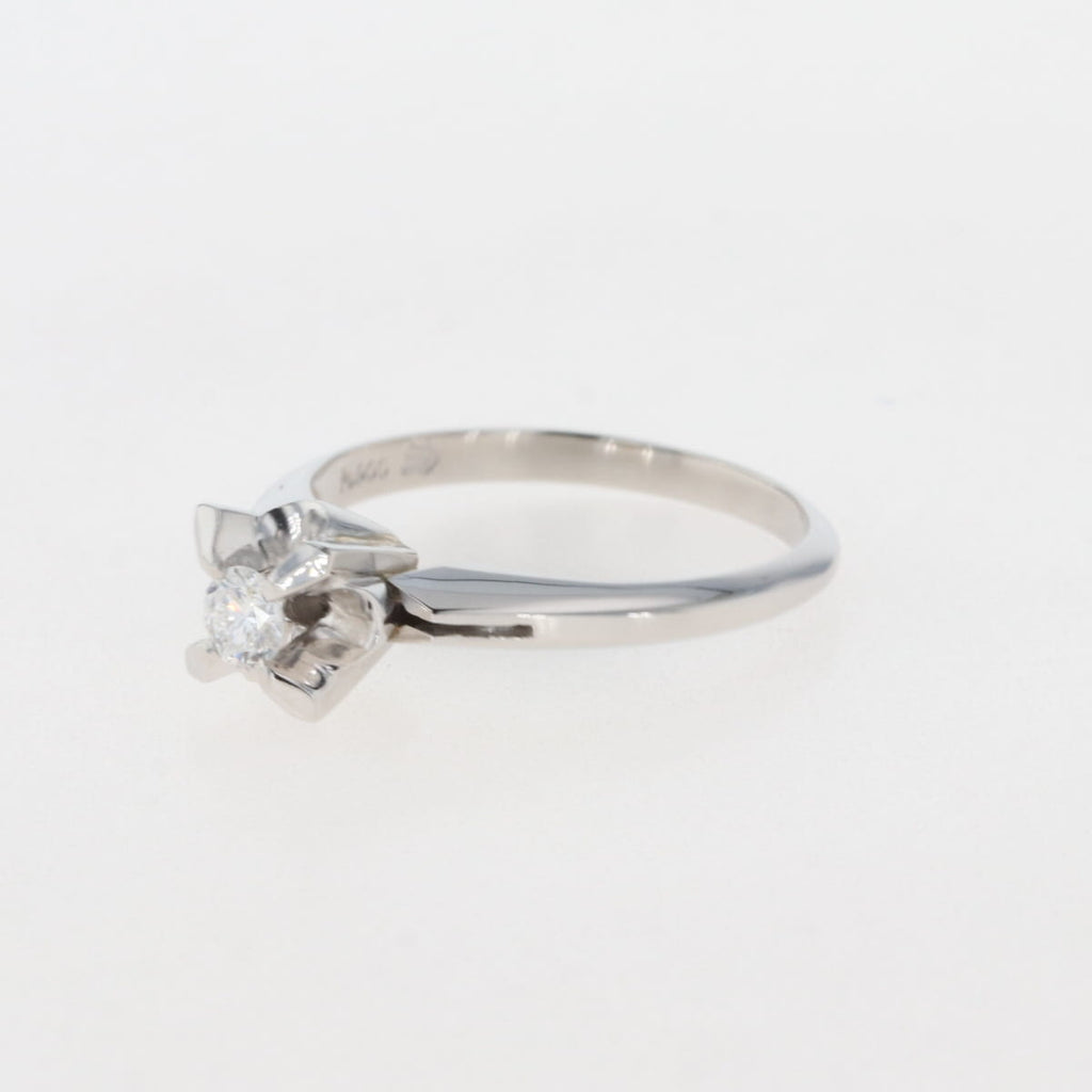 メレダイヤ デザインリング プラチナ 指輪 リング 13号 Pt900 ダイヤモンド レディース 【中古】 
