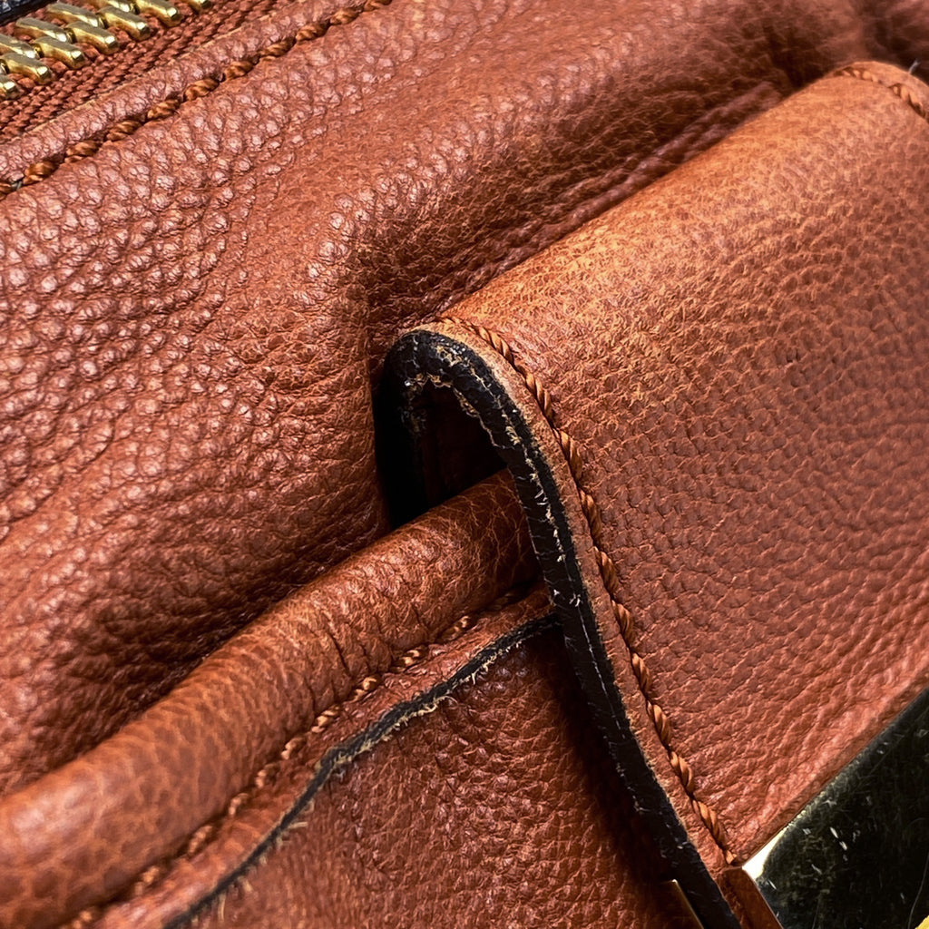 クロエ エルシー ショルダーバッグ ２WAY ハンドバッグ ショルダーバッグ レザー ブラウン レディース 【中古】 brbag
