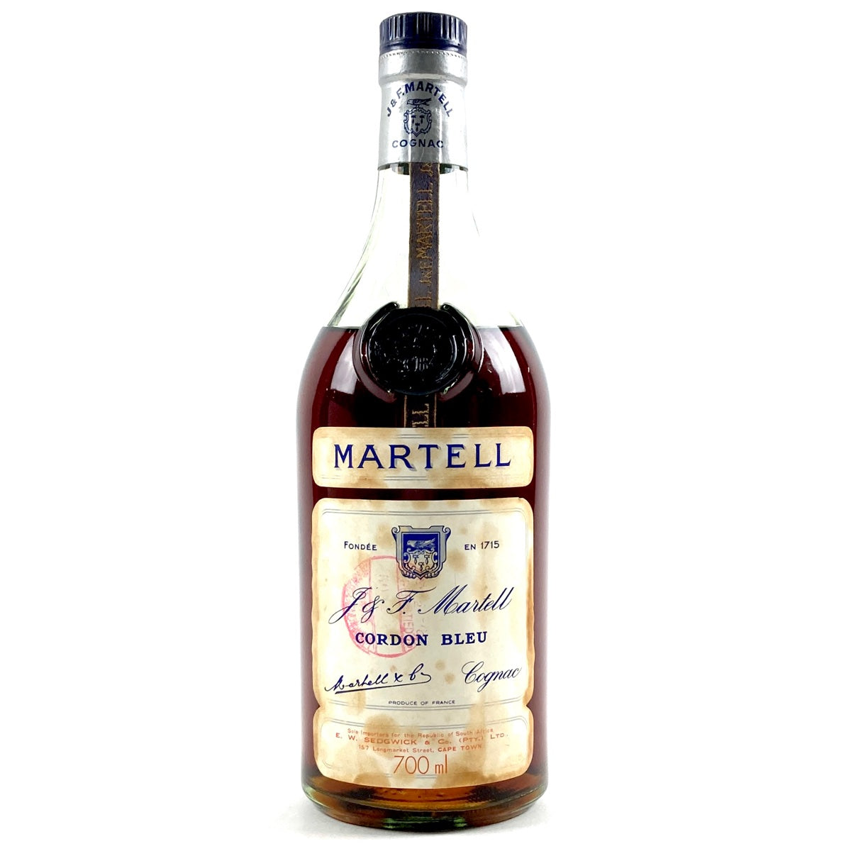 バイセル公式】マーテル MARTELL コルドンブルー 旧ボトル 白ラベル グリーンボトル 700ml ブランデー コニャック 【古酒】 -  バイセルブランシェ