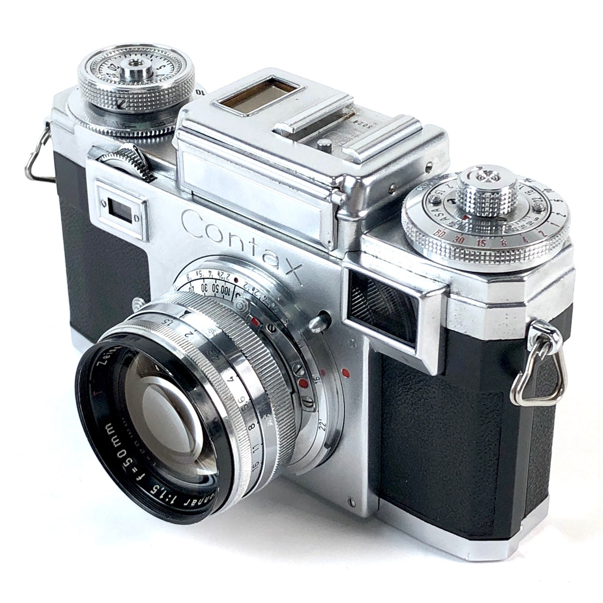 ツァイス・イコン Zeiss Ikon Contax IIIa ＋ Zeiss-Opton Sonnar 50mm F1.5 フィルム  レンジファインダーカメラ 【中古】