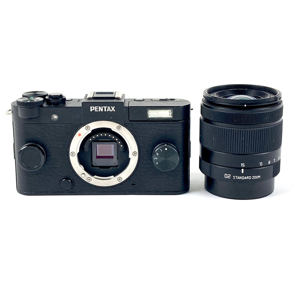 ペンタックス PENTAX Q-S1 ズーム レンズキット ブラック×チャコールブラック デジタル ミラーレス 一眼カメラ 【中古】