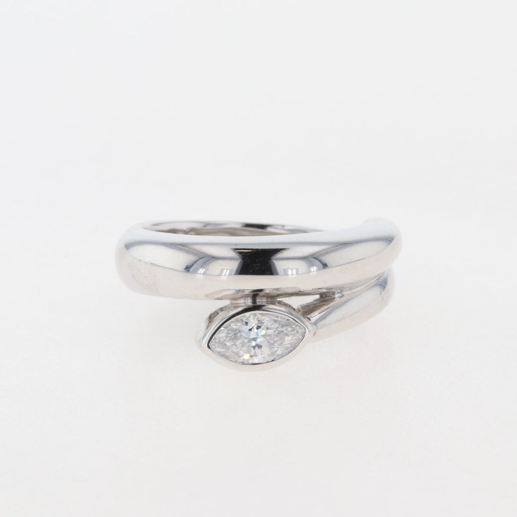 ダイヤモンド デザインリング 指輪 リング 9号 K18 ダイヤモンド レディース 【中古】 , ラッピング可