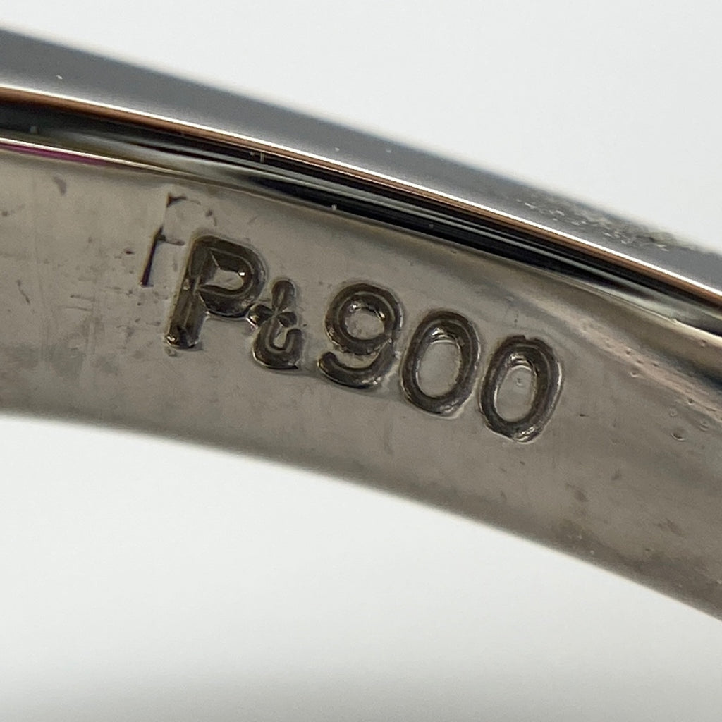ルビー デザインリング プラチナ 指輪 メレダイヤ リング 8号 Pt900 ルビー ダイヤモンド レディース 【中古】 
 ラッピング可
