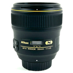 ニコン Nikon AF-S NIKKOR 35mm F1.4G 一眼カメラ用レンズ（オートフォーカス） 【中古】