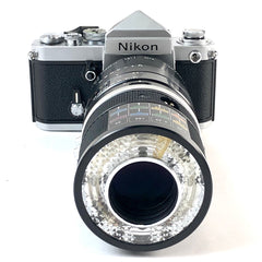 ニコン Nikon F2 アイレベル シルバー＋ Medical NIKKOR.C 200mm F5.6 フィルム マニュアルフォーカス 一眼レフカメラ 【中古】