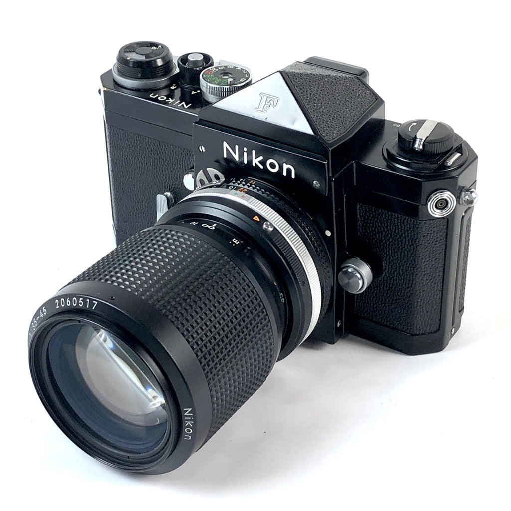 ニコン Nikon F アイレベル ブラック + Ai-S Zoom-NIKKOR 35-105mm F3.5-4.5 ［ジャンク品］ フィルム マニュアルフォーカス 一眼レフカメラ 【中古】