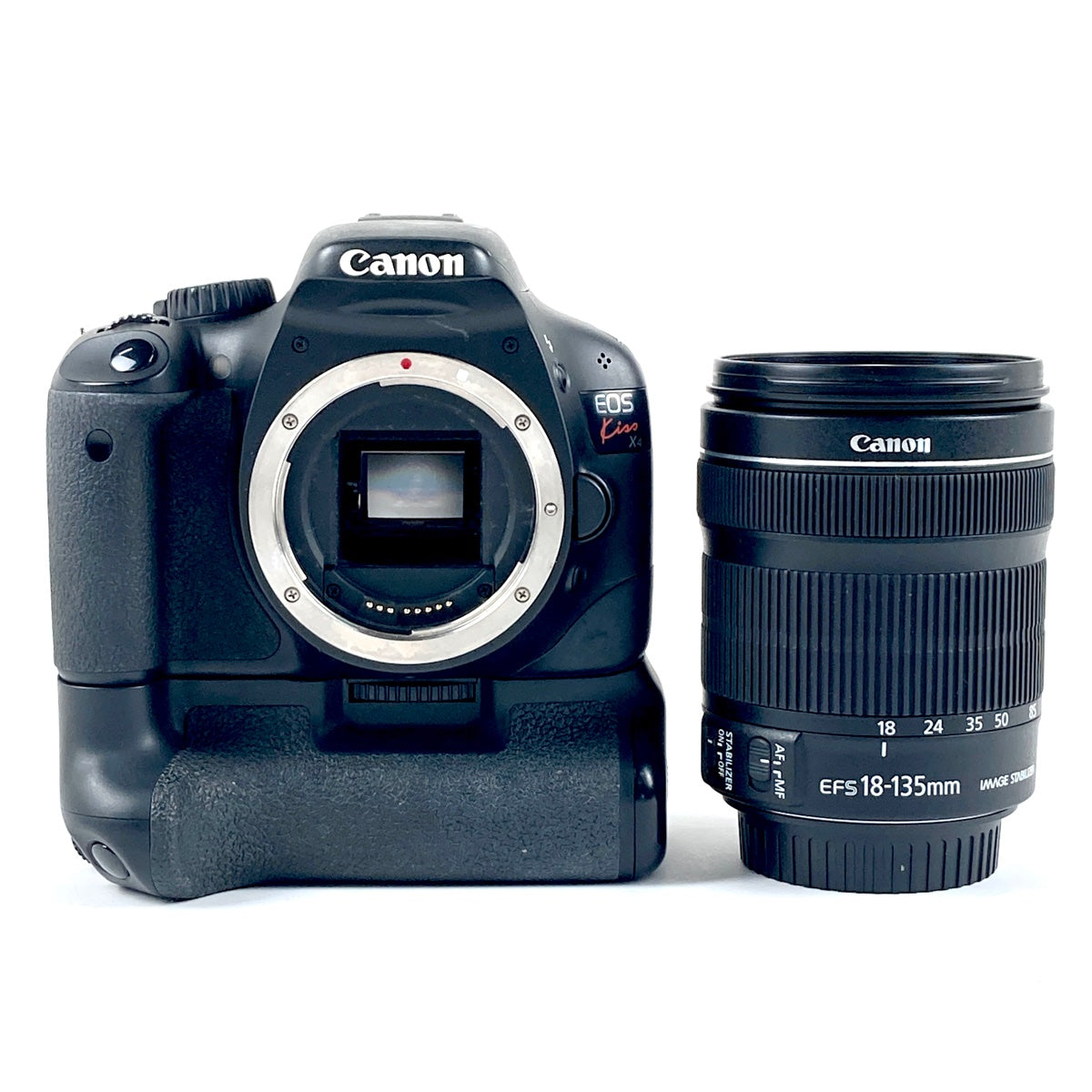 キヤノン Canon EOS Kiss X4 + EF-S 18-135mm F3.5-5.6 IS STM デジタル 一眼レフカメラ 【中古】