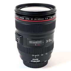 キヤノン Canon EF 24-105mm F4L IS USM 一眼カメラ用レンズ（オートフォーカス） 【中古】