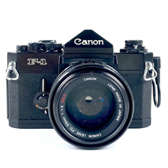 キヤノン Canon F-1 + FD 55mm F1.2 S.S.C. フィルム マニュアルフォーカス 一眼レフカメラ 【中古】