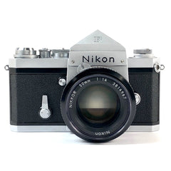 ニコン Nikon F アイレベル シルバー + NIKKOR 50mm F1.4 非Ai フィルム マニュアルフォーカス 一眼レフカメラ 【中古】