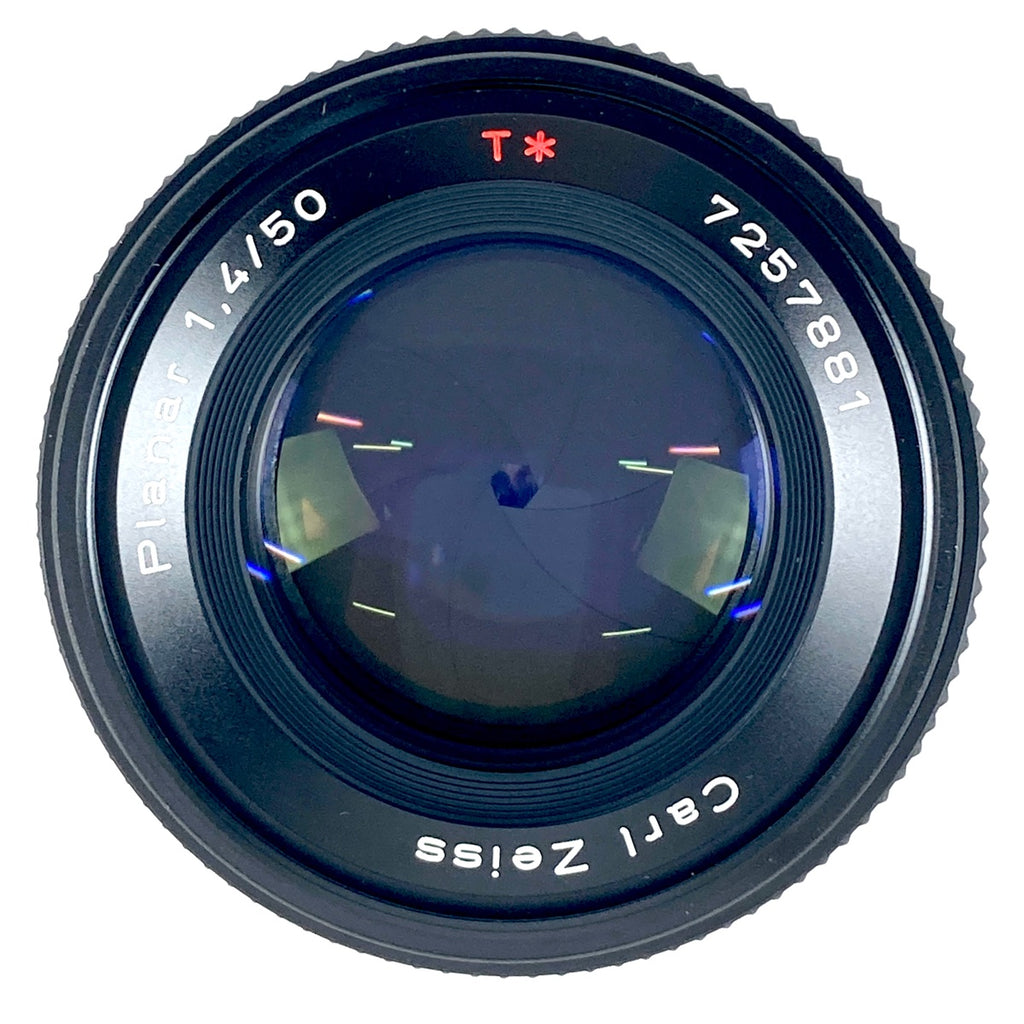 コンタックス CONTAX Planar T* 50mm F1.4 MMJ 一眼カメラ用レンズ（マニュアルフォーカス） 【中古】