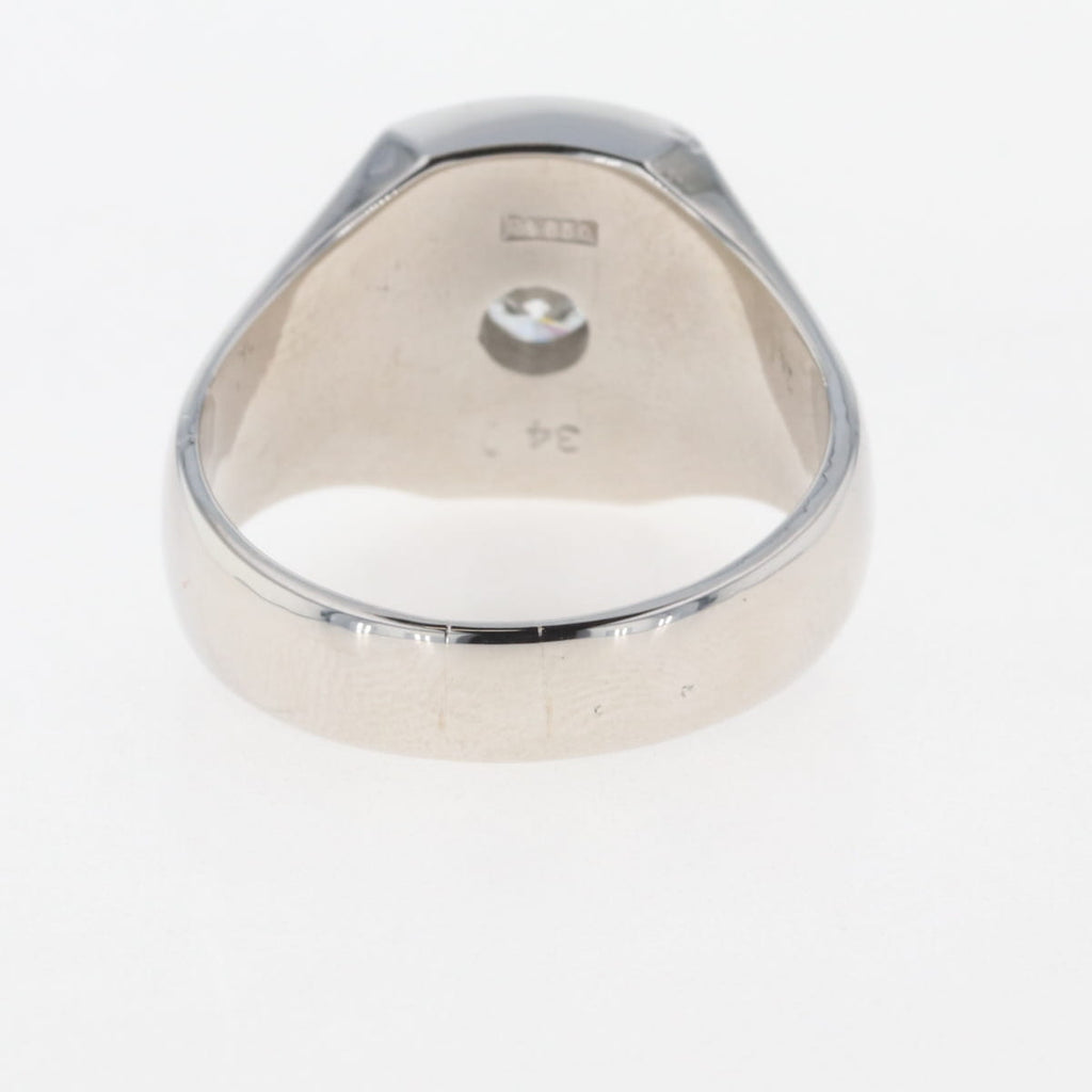 ダイアモンド デザインリング プラチナ 指輪 リング 19.5号 Pt850 ダイヤモンド メンズ 【中古】 
 ラッピング可