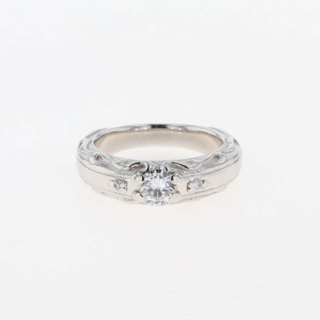 メレダイヤ デザインリング 6号 Pt900HIクラリティ - リング(指輪)
