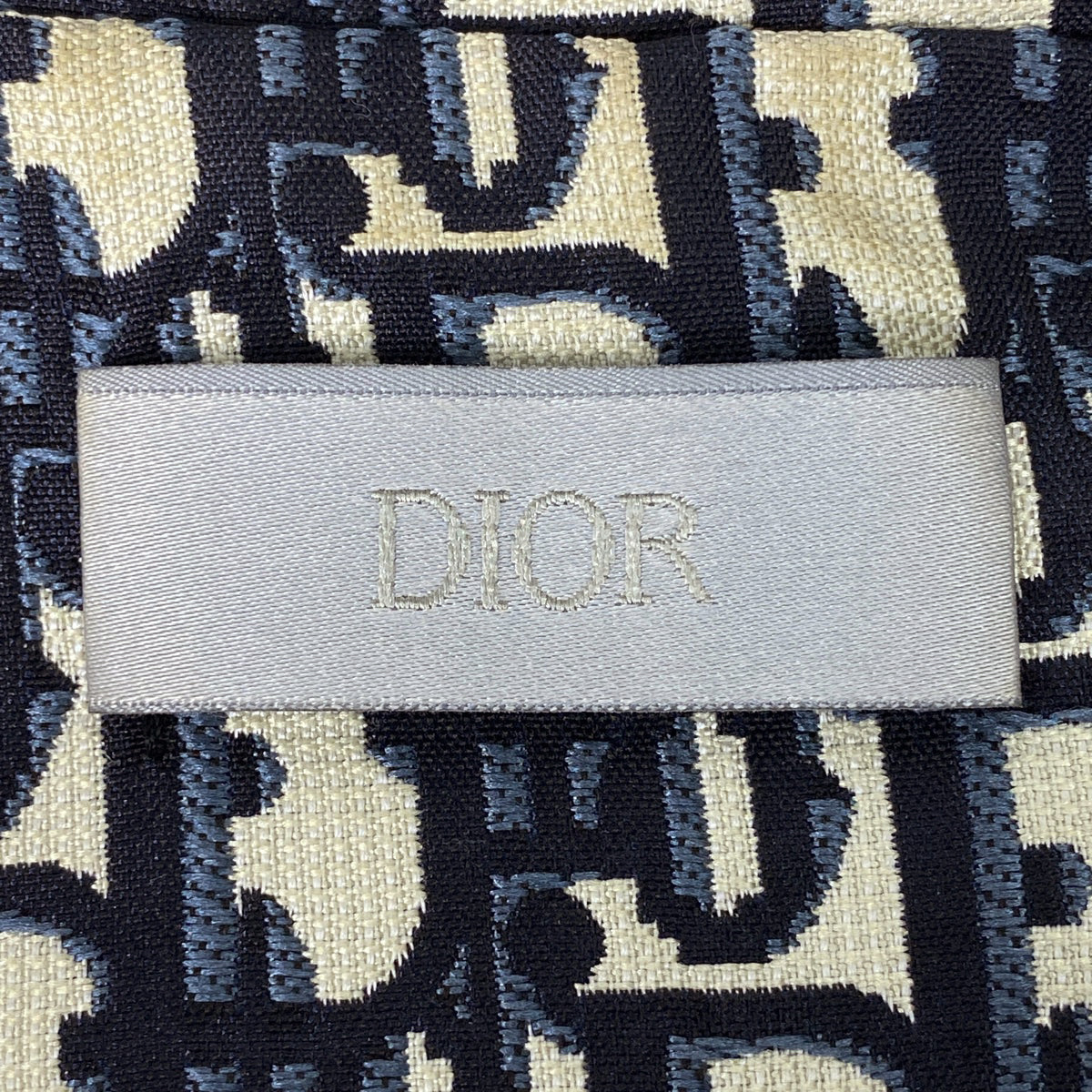 バイセル公式】ディオール トロッター柄 ハーフジップ プル