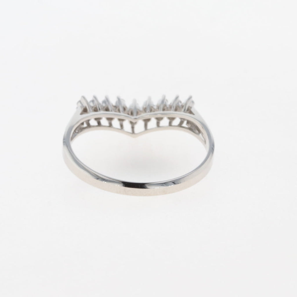 メレダイヤ デザインリング プラチナ 指輪 リング 19号 Pt900 ダイヤモンド メンズ 【中古】 
 ラッピング可